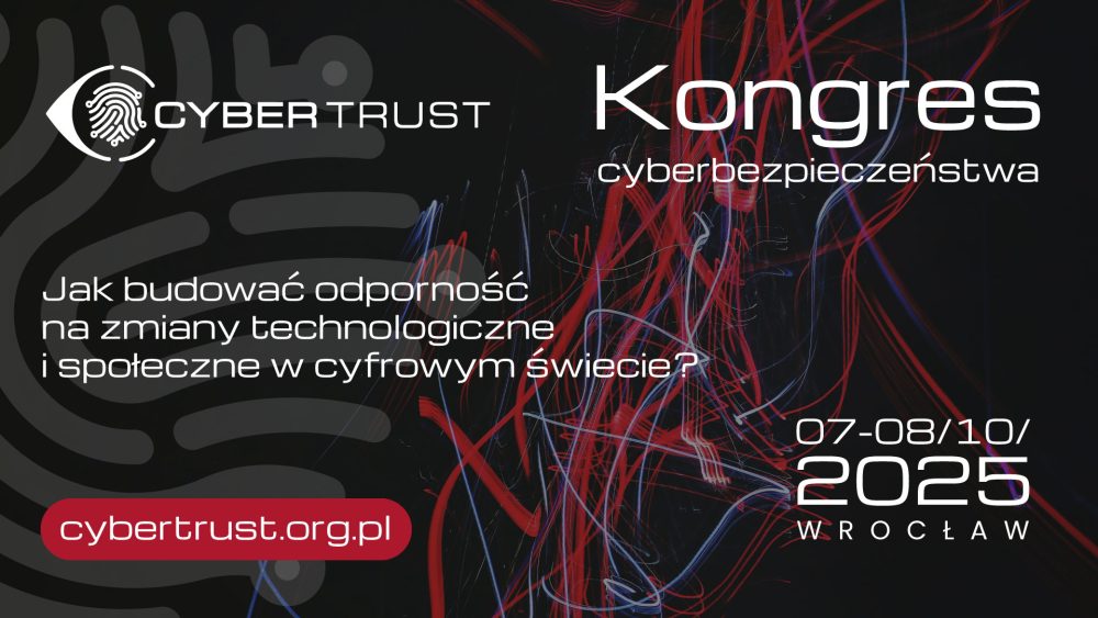 Baner z podstawowymi informacjami o Kongresie CyberTrust