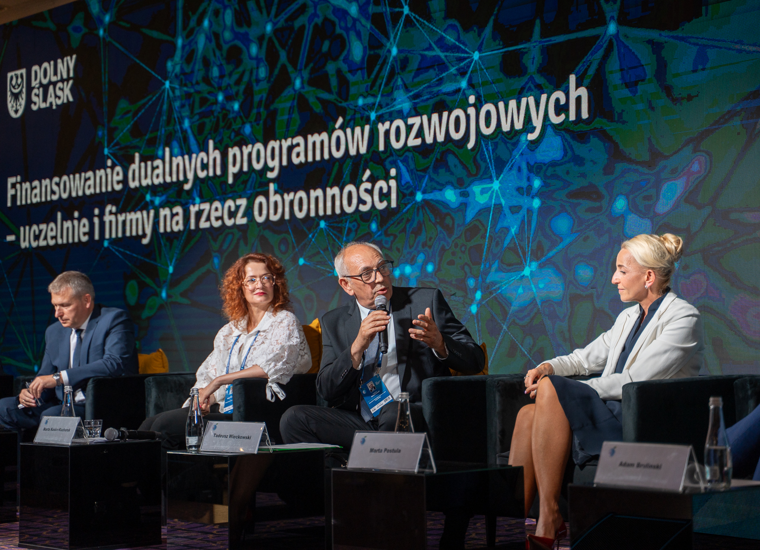 Dyrektor WCSS podczas debaty eksperckiej