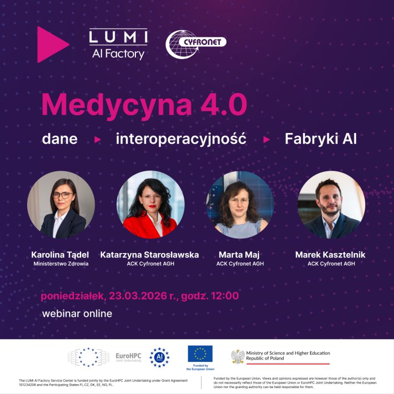 Infografika z informacjami o webinarze